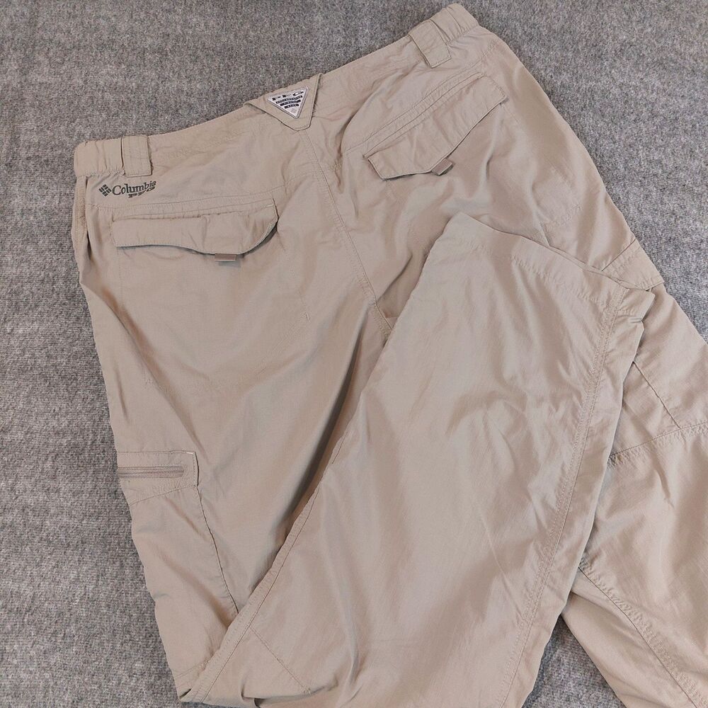 Columbia PFG Bahama II Omnishade Cargo Pants Mens 36x32 Ripstop Fishing Outdoors